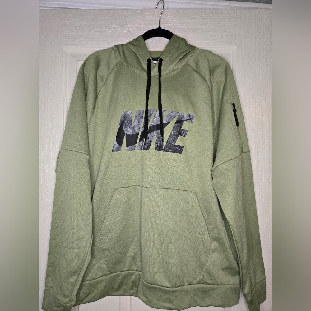 Nike Green Hoodie with Logo